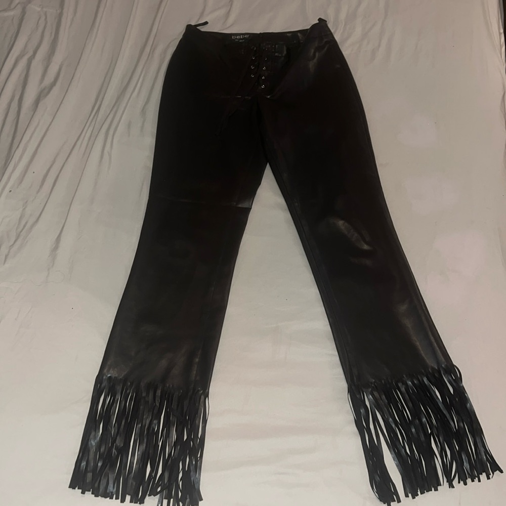 Vintage BEBE Leather Pants